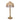 TOV Buchanan Jute Fringed Scalloped Table Lamp Brass, Natural, Pink
