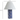 TOV Stamp Blue Pleated Table Lamp, image 6