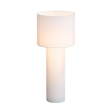 TOV Cleopatra Cream Linen Floor Lamp Cream