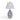 TOV Sardine White & Blue Ceramic Table Lamp, image 1