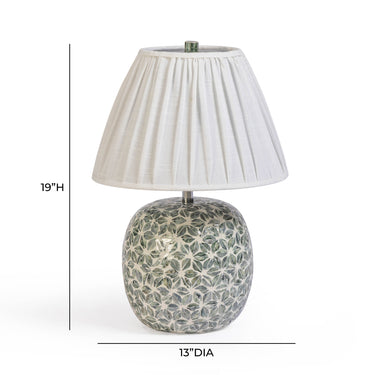 TOV Yaya Green Capiz Shell Table Lamp, image 7