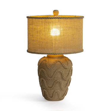 TOV Baha Natural Bamboo Jute Table Lamp, image 3