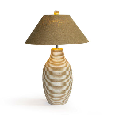 TOV Tanga Natural Jute and Cotton Table Lamp, image 3