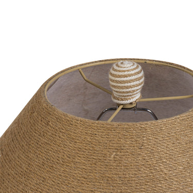 TOV Tanga Natural Jute and Cotton Table Lamp, image 5