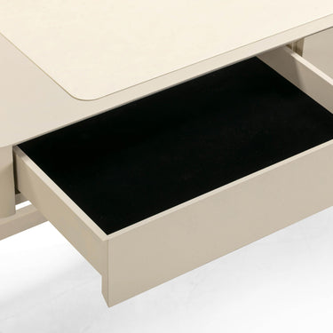 TOV Alfalfa 52" 2-Drawer Desk Taupe