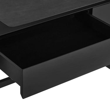 TOV Alfalfa 52" 2-Drawer Desk Black