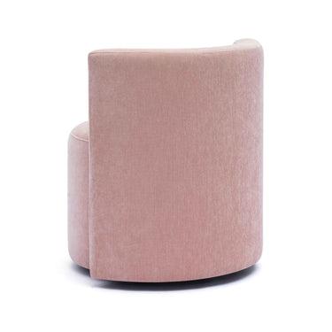 TOV Alyssa Upcycled Performance Velvet Rolling Desk Chair Pink