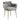 TOV Dente Grey Velvet Dining Chair