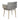 TOV Dente Grey Velvet Dining Chair
