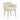 TOV Dente Cream Faux Sheepskin Dining Chair