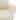 TOV Dente Cream Faux Sheepskin Dining Chair