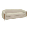 TOV Lina 93" Performance Fabric Sofa Grey