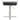 TOV Cosmo Performance Vegan Leather Adjustable Stool, Black option, image 5