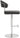 TOV Cosmo Performance Vegan Leather Adjustable Stool Grey