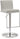 TOV Amalfi Performance Vegan Leather Adjustable Stool, Light Grey option, image 1