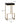 TOV Ferrara Black Performance Vegan Leather and Gold Steel Barstool - Set of 2, image 9