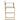 TOV Director Performance Vegan Leather Stool with Gold Base, White / Bar Height option, image 4