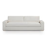 TOV Beckham 96" Upcycled Performance Chenille Sofa Cream
