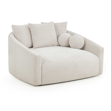 TOV Hanim 54" Performance Boucle Daybed Cream