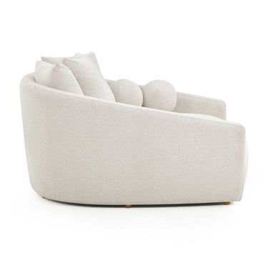 TOV Hanim 54" Performance Boucle Daybed Cream