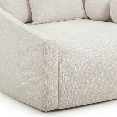 TOV Hanim 54" Performance Boucle Daybed Cream