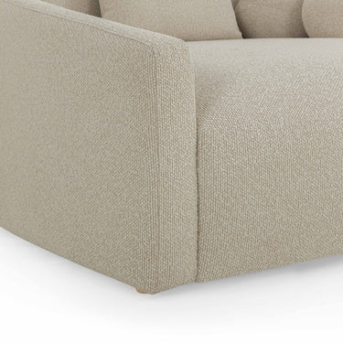 TOV Hanim 54" Performance Boucle Daybed Warm Grey