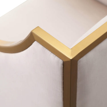 TOV Atara Performance Velvet Dining Chair Cream