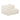 TOV Tarra Fluffy Oversized Performance Corduroy Modular Corner Chair, Cream / LAF option, image 1