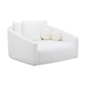 TOV Hanim 54" Cream Performance Fabric Daybed Cream