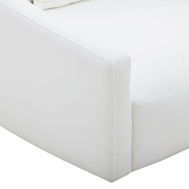 TOV Hanim 54" Cream Performance Fabric Daybed Cream