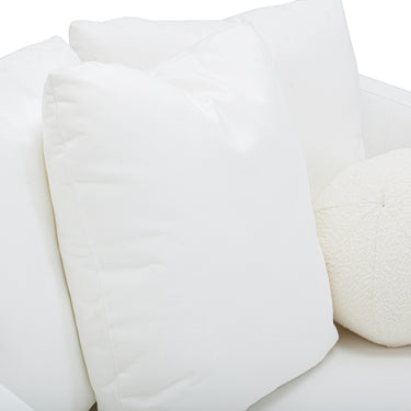 TOV Hanim 54" Cream Performance Fabric Daybed Cream