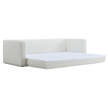 TOV Ryan 91" Performance Boucle Sleeper Sofa, Cream option, image 7