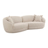 TOV Marion 2-Piece Two-Tone Textured Performance Boucle Sectional, image 1