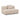 TOV Sylvie 54" Cream Performance Boucle Armless Loveseat, image 1