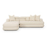 TOV Lulu 2-Piece Cream Performance Boucle L-Shaped Sectional, LAF option, image 1