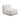 TOV Travie White Sand Performance Corduroy Velvet Armless Chair