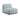 TOV Travie Sea Foam Performance Corduroy Velvet Armless Chair
