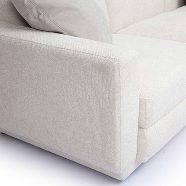 TOV Perry 5-Piece Cream Performance Chenille Modular L-Sectional Cream