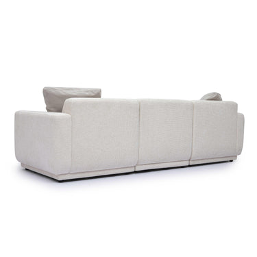 TOV Perry 96" Cream Performance Chenille Modular Sofa Cream
