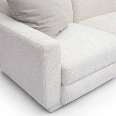 TOV Perry 96" Cream Performance Chenille Modular Sofa Cream