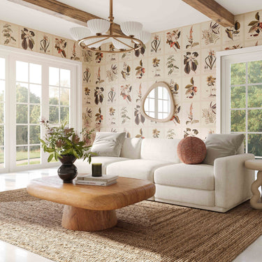 TOV Perry 96" Cream Performance Chenille Modular Sofa Cream