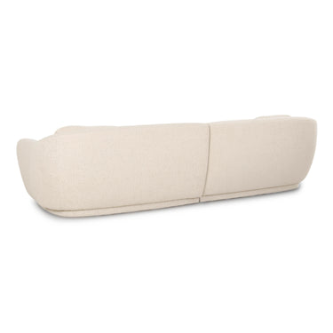 TOV Misty 115" Cream Performance Boucle Modular Sofa Cream