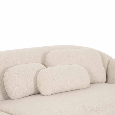 TOV Misty 115" Cream Performance Boucle Modular Sofa Cream