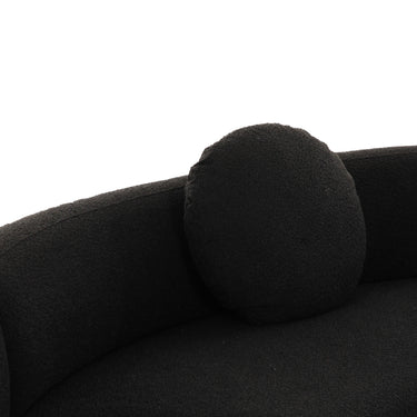 TOV Broohah 3-Piece Performance Fabric L-Shaped Sectional Black