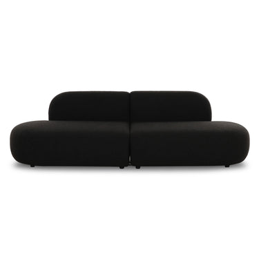 TOV Broohah 94" Performance Fabric Sofa Black