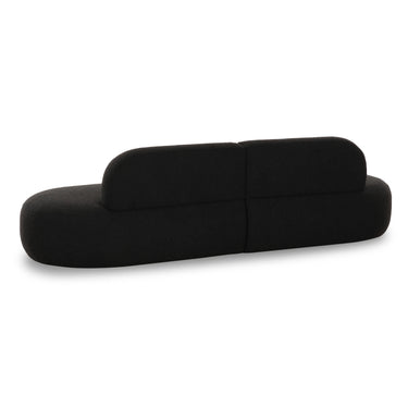 TOV Broohah 94" Performance Fabric Sofa Black
