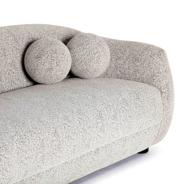 TOV Judy 80" Black and White Woven Performance Fabric Sofa Black and White