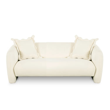 TOV Lou 71.5" Performance Velvet Loveseat Cream