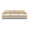 TOV Halsey 102" Textured Fabric Sofa, Tan option, image 1