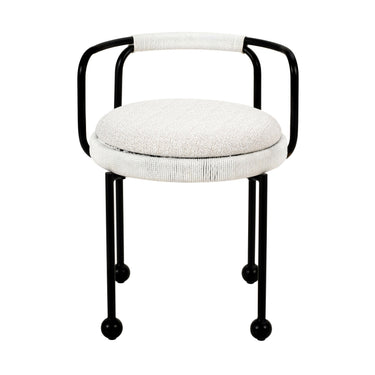 TOV Pansy Cream Outdoor Dining Chair Cream